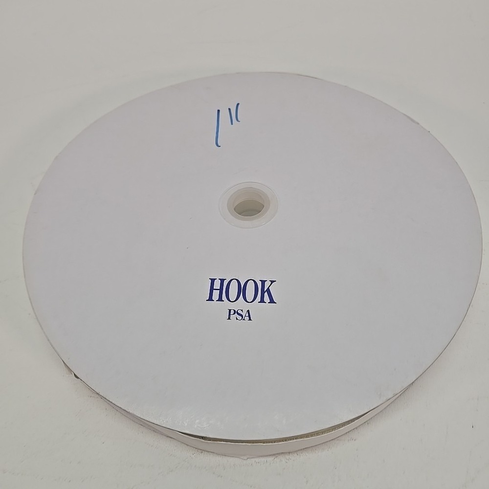 1" White Sew-On Hook fastener - 50‎ yd roll